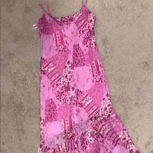 Juniors Pink Floral Dress, 13